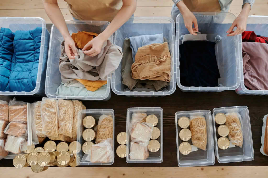 Reparto de alimentos